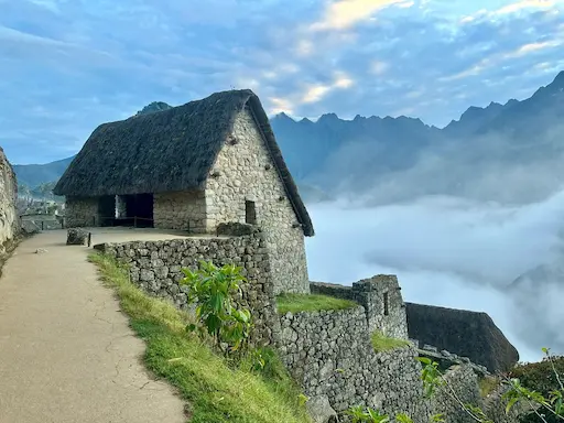 arrivée machupicchu chemin inca