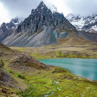 vue sommet de ausangate enneigé pérou
