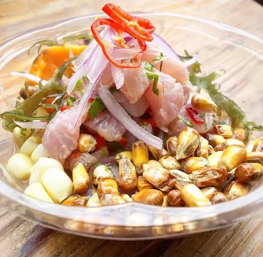 ceviche con aji