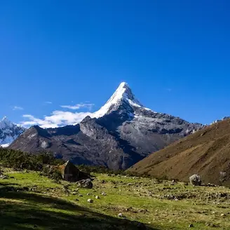sommet de la cordillère blanche pérou